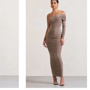 Club L London Dress One Shoulder